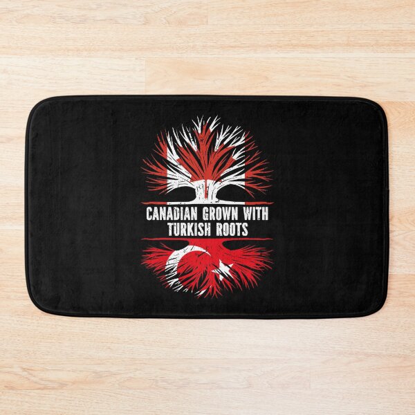 Item preview, Canadian Grown with Turkish Roots Canada Flag designed and sold by CosmoKitsch.