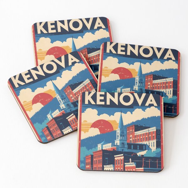Item preview, Kenova West Virginia 1950s USA Vintage Travel Tourism designed and sold by TravelersGems.