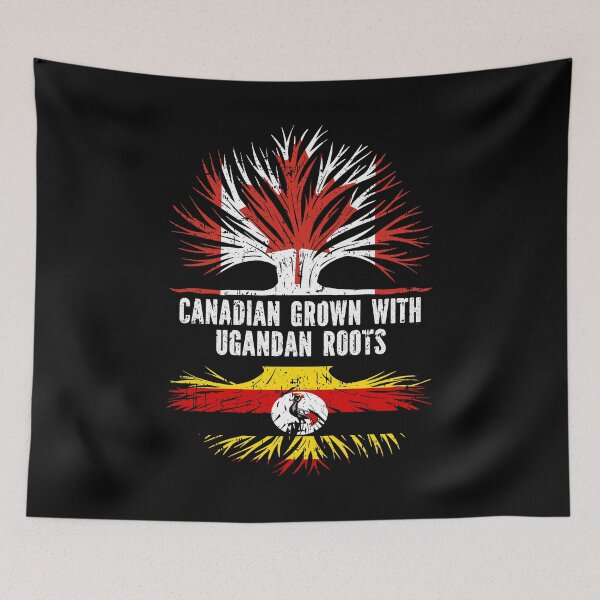 Item preview, Canadian Grown with Ugandan Roots Canada Flag designed and sold by CosmoKitsch.