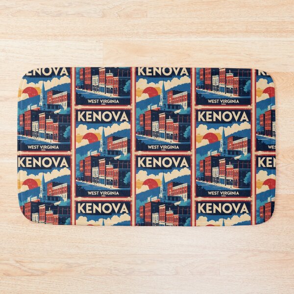 Item preview, Kenova West Virginia 1950s USA Vintage Travel Tourism designed and sold by TravelersGems.