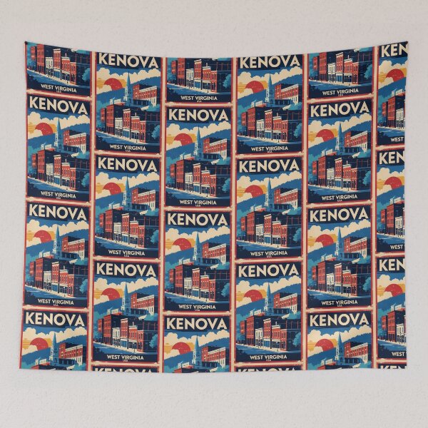 Item preview, Kenova West Virginia 1950s USA Vintage Travel Tourism designed and sold by TravelersGems.
