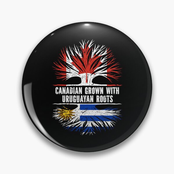 Item preview, Canadian Grown with Uruguayan Roots Canada Flag designed and sold by CosmoKitsch.
