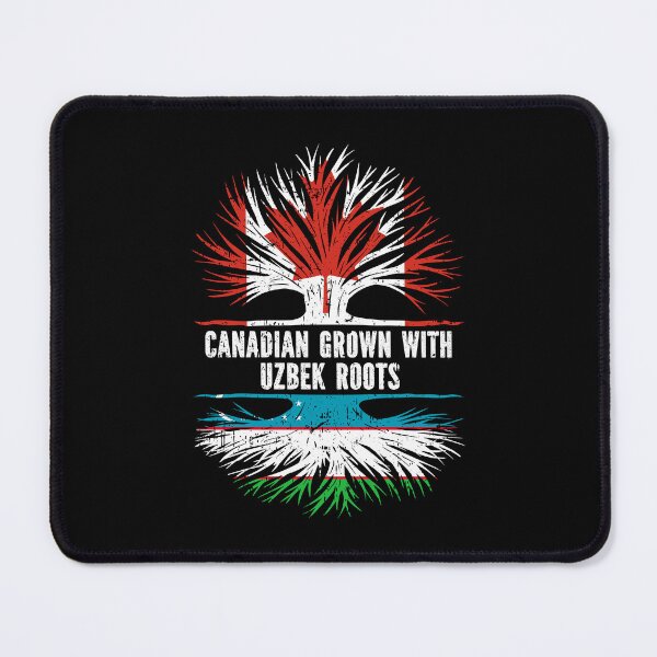 Item preview, Canadian Grown with Uzbek Roots Canada Flag designed and sold by CosmoKitsch.