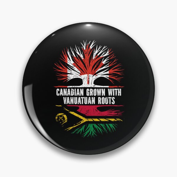 Item preview, Canadian Grown with Vanuatuan Roots Canada Flag designed and sold by CosmoKitsch.