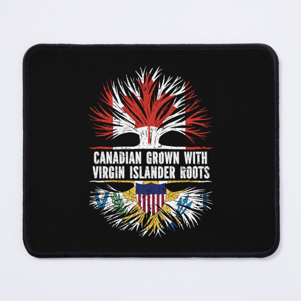 Item preview, Canadian Grown with Virgin Islander Roots Canada Flag designed and sold by CosmoKitsch.