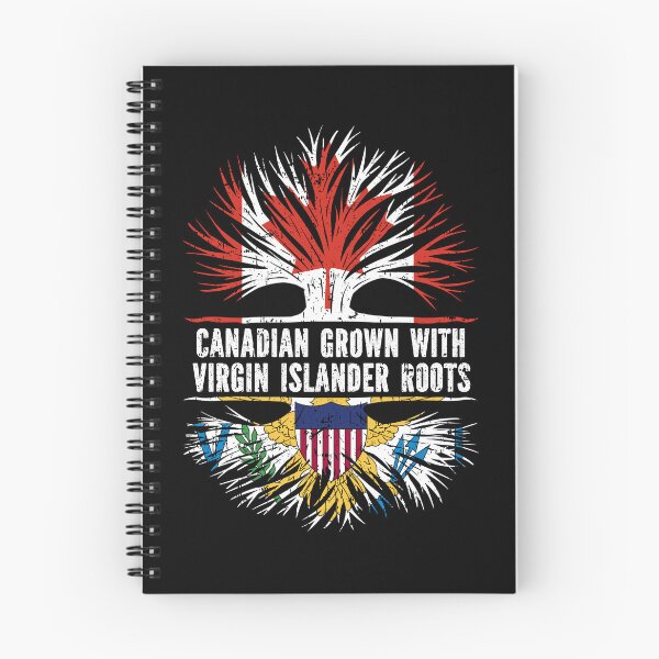 Item preview, Canadian Grown with Virgin Islander Roots Canada Flag designed and sold by CosmoKitsch.