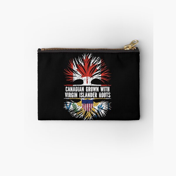 Item preview, Canadian Grown with Virgin Islander Roots Canada Flag designed and sold by CosmoKitsch.