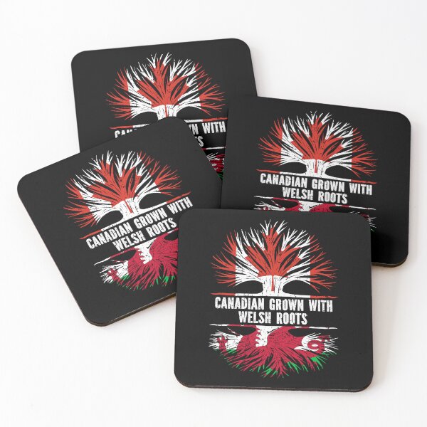 Item preview, Canadian Grown with Welsh Roots Canada Flag designed and sold by CosmoKitsch.
