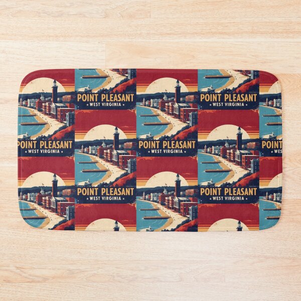 Item preview, Point Pleasant West Virginia 1950s USA Vintage Travel Tourism designed and sold by TravelersGems.