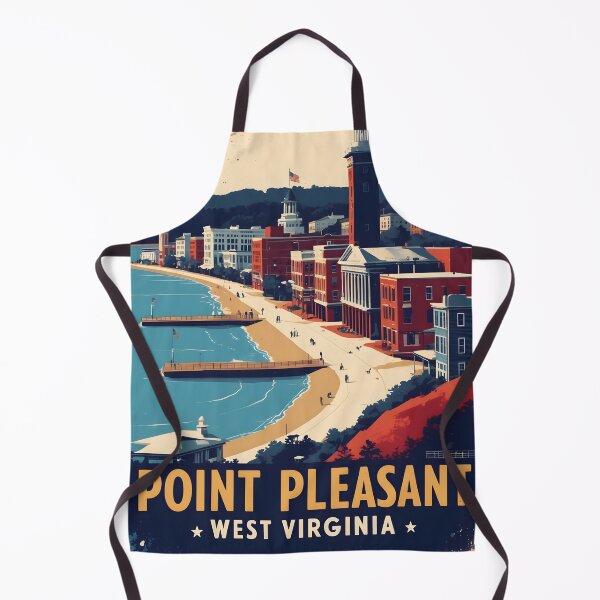 Item preview, Point Pleasant West Virginia 1950s USA Vintage Travel Tourism designed and sold by TravelersGems.