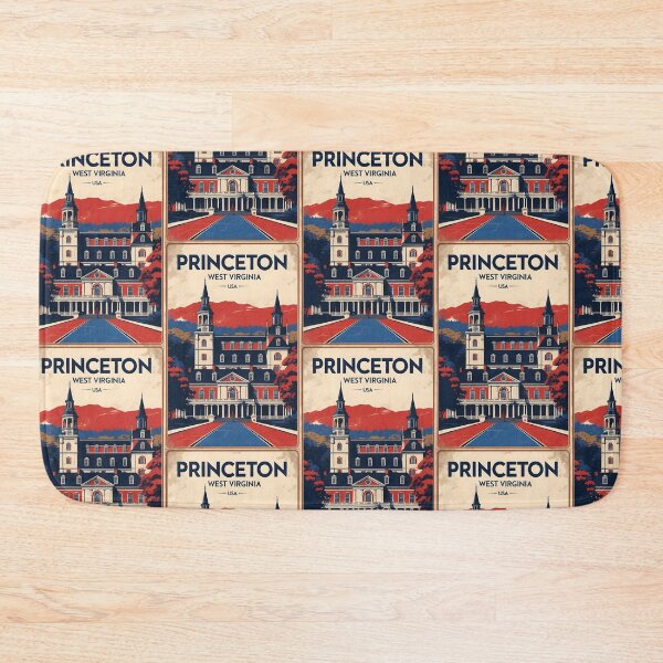 Item preview, Princeton West Virginia 1950s USA Vintage Travel Tourism designed and sold by TravelersGems.