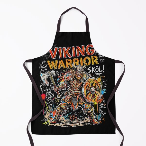 Item preview, Viking Warrior Skol Norse Axe Shield Battle designed and sold by graphixpolash.