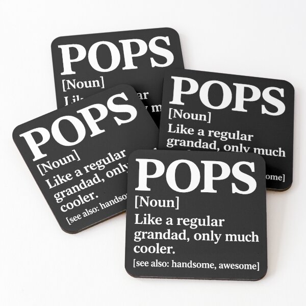 Item preview, Funny Pops Definition, Cool Grandad, Fathers Day, Holiday Family designed and sold by Naviiraart.