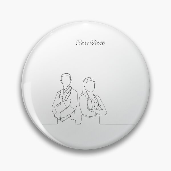 Item preview, Care First Nurse Minimalist Quote Design designed and sold by gluxdesing.