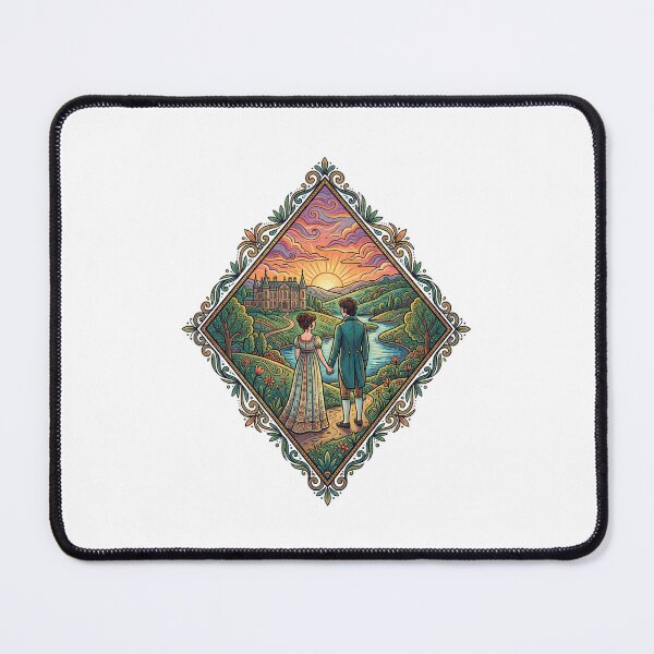 Item preview, Vintage Diamond Frame Pride and Prejudice Pemberley Romance designed and sold by Fenay Designs.