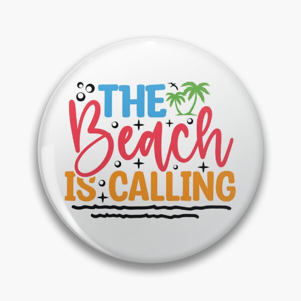 Item preview, The beach is calling - summer coastal quote design designed and sold by CleanDecor.