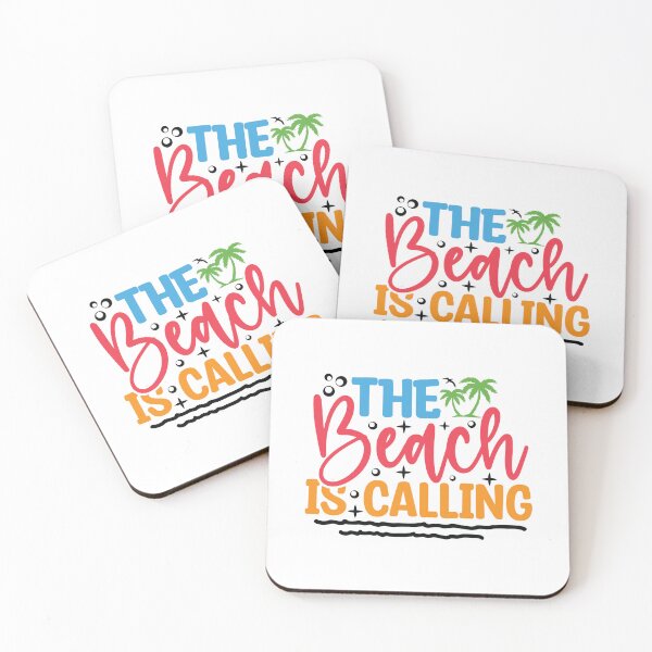 Item preview, The beach is calling - summer coastal quote design designed and sold by CleanDecor.