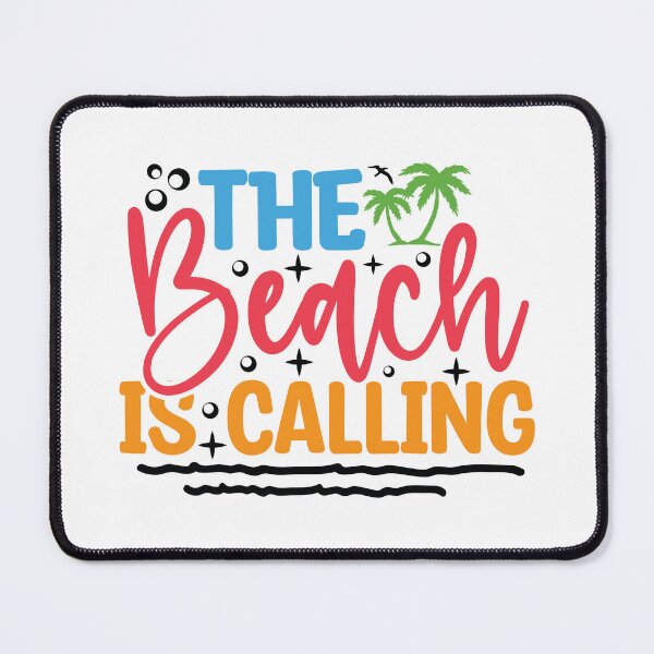 Item preview, The beach is calling - summer coastal quote design designed and sold by CleanDecor.