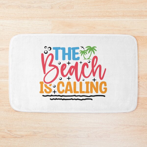 Item preview, The beach is calling - summer coastal quote design designed and sold by CleanDecor.