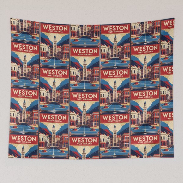Item preview, Weston West Virginia 1950s USA Vintage Travel Tourism designed and sold by TravelersGems.