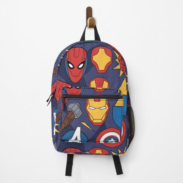 Item preview, Marvel Avengers Seamless Pattern – Superhero Icons designed and sold by Midnight Veil Designs.