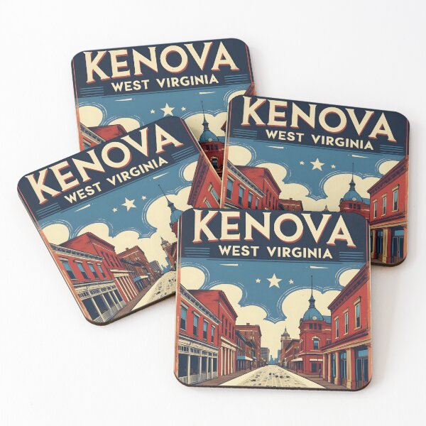 Item preview, Kenova West Virginia 1950s USA Vintage Travel Tourism designed and sold by TravelersGems.