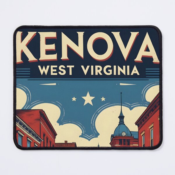 Item preview, Kenova West Virginia 1950s USA Vintage Travel Tourism designed and sold by TravelersGems.