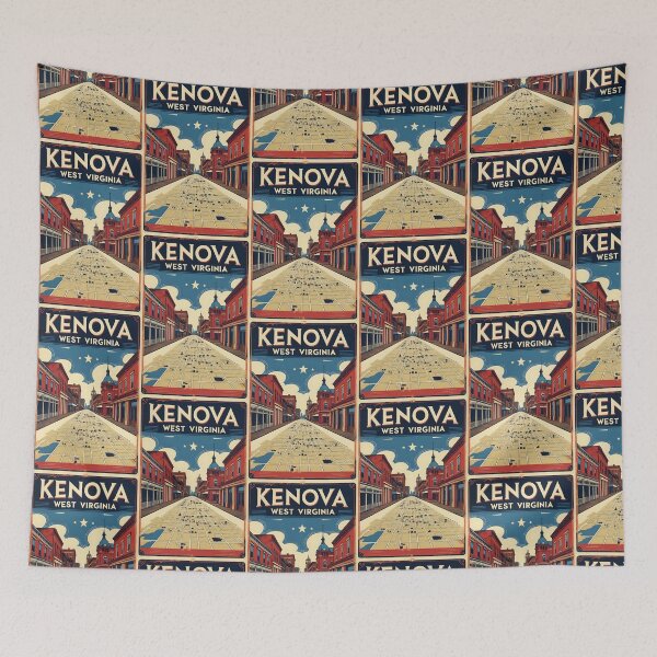 Item preview, Kenova West Virginia 1950s USA Vintage Travel Tourism designed and sold by TravelersGems.