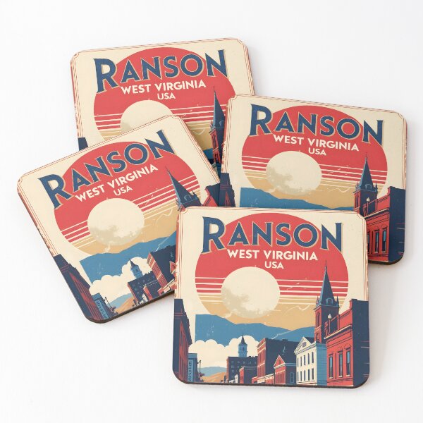 Item preview, Ranson West Virginia 1950s USA Vintage Travel Tourism designed and sold by TravelersGems.