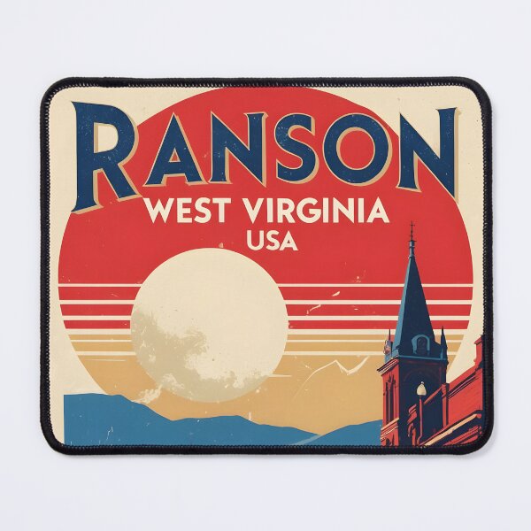 Item preview, Ranson West Virginia 1950s USA Vintage Travel Tourism designed and sold by TravelersGems.