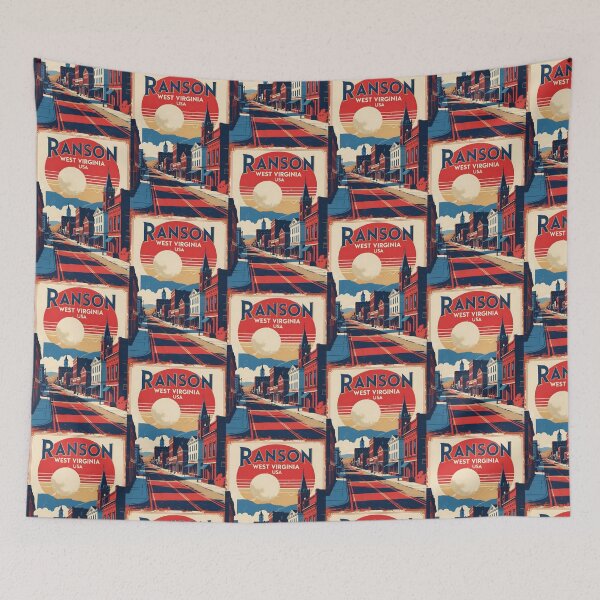 Item preview, Ranson West Virginia 1950s USA Vintage Travel Tourism designed and sold by TravelersGems.