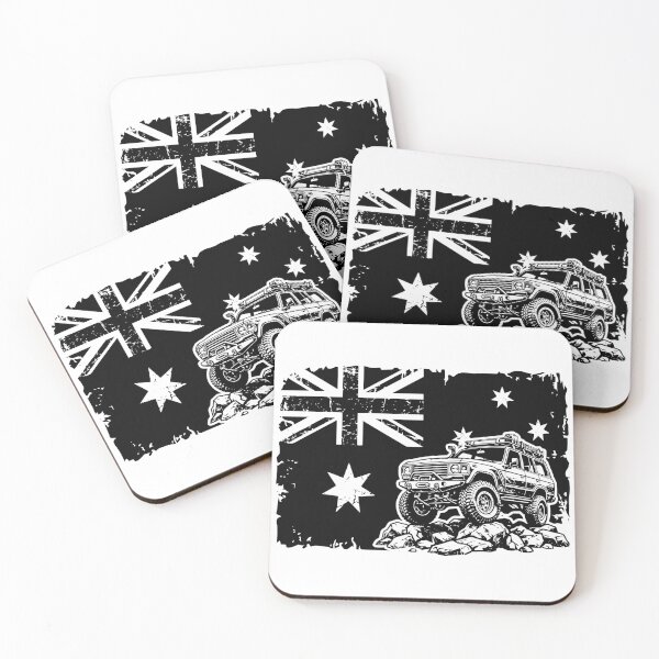 Item preview, Australian Flag Land Cruiser 60 Series Off-Road 4x4 Heritage designed and sold by Off-Road-Zone.