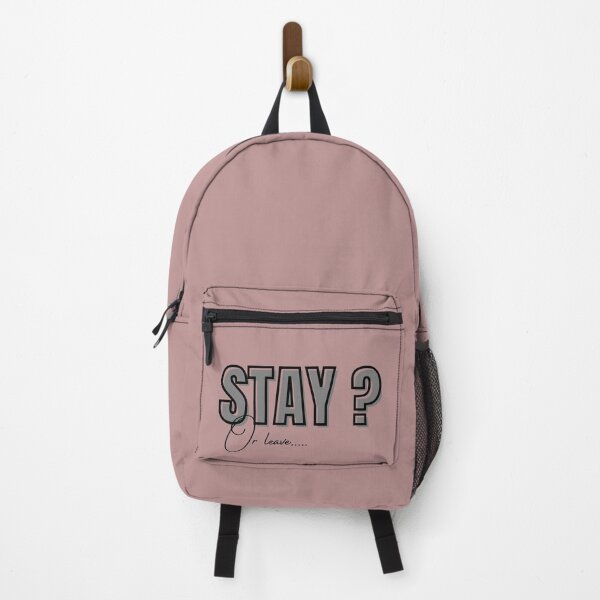 Item preview, Stay or Leave Sad Quote Aesthetic Minimal Design designed and sold by PrataeAesthetics.