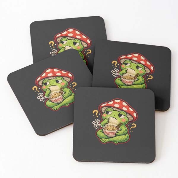 Item preview, Cute Overthinking Noodle Frog – Stress Mood Aesthetic Design designed and sold by ColorSplash123.