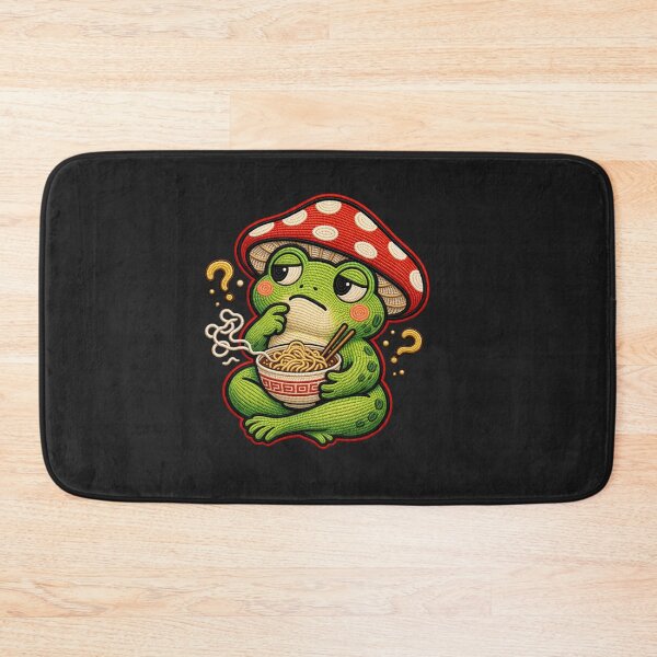 Item preview, Cute Overthinking Noodle Frog – Stress Mood Aesthetic Design designed and sold by ColorSplash123.