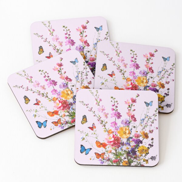 Item preview, Colourful Flowers and butterflies designed and sold by Creative Visualize.