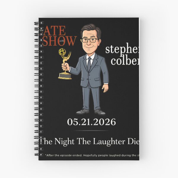Item preview, Late Night Comedy, The Last Show With Stephen Colbert 2026 designed and sold by SmileUnfoldShop.