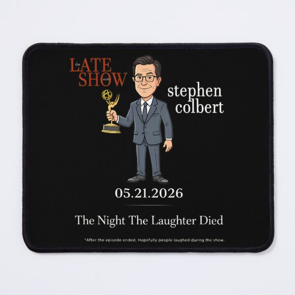 Item preview, Late Night Comedy, The Last Show With Stephen Colbert 2026 designed and sold by SmileUnfoldShop.