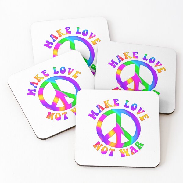 Item preview, Vintage / Retro Style Tie Die, MAKE LOVE NOT WAR designed and sold by carolina1.
