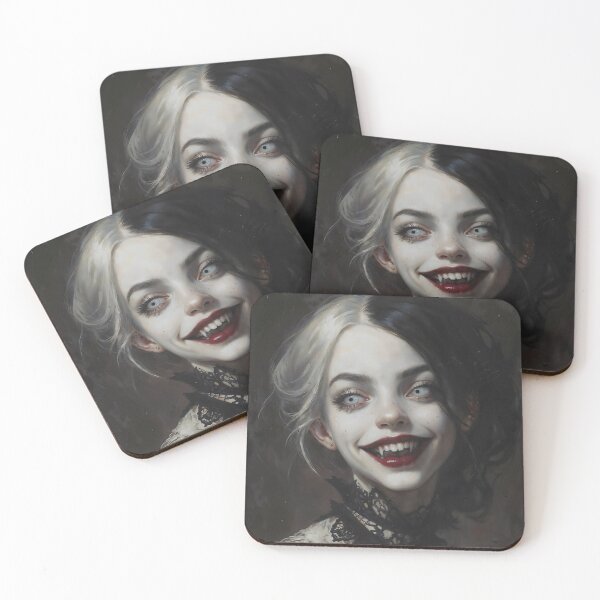 Item preview, Young Vampire Girl with Two Tone Hair designed and sold by DarkHolyQueen.