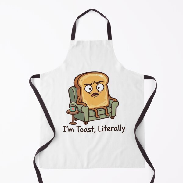 Item preview, I’m Toast Literally Funny Toast T-Shirt Design | Existential Bread Meme Cartoon Art designed and sold by FlipFit.