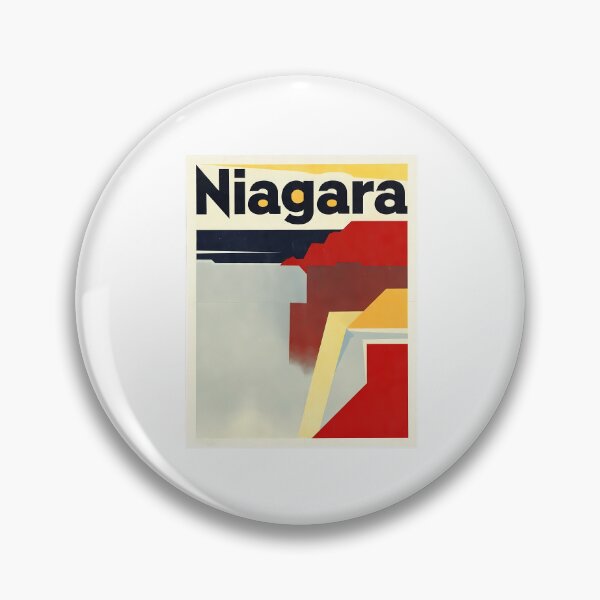 Item preview, Copy of Niagara Falls Abstract Bauhaus Art Print – Geometric Travel Poster, Mid-Century Modern Wall Art designed and sold by OzzFrequency.