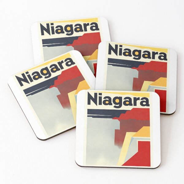 Item preview, Copy of Niagara Falls Abstract Bauhaus Art Print – Geometric Travel Poster, Mid-Century Modern Wall Art designed and sold by OzzFrequency.