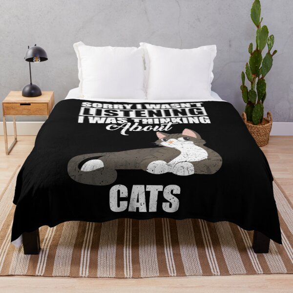 Item preview, Sorry I wasn't Listening Thinking About Cats  designed and sold by GabbyKash.