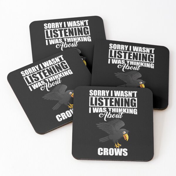 Item preview, Sorry I wasn't Listening Thinking About Crows  designed and sold by GabbyKash.
