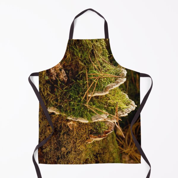 Item preview, Bracket fungi growing on mossy log designed and sold by Stephen Jarman.