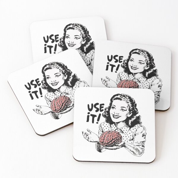 Item preview, Vintage style pin-up brainy housewife | budflux.com designed and sold by Budflux.