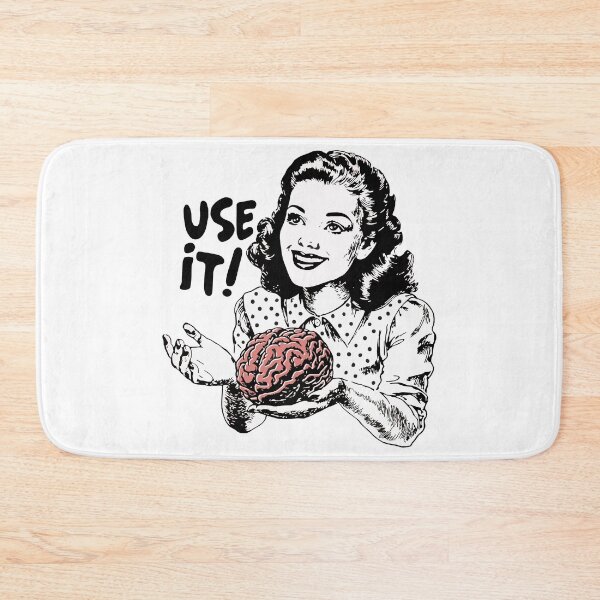 Item preview, Vintage style pin-up brainy housewife | budflux.com designed and sold by Budflux.