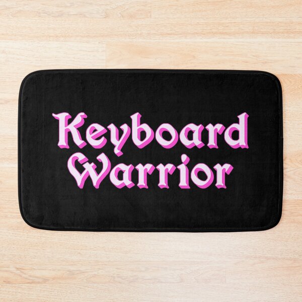 Item preview, Keyboard Warrior, Pink Medieval Memes Typography designed and sold by Memes N Lore .