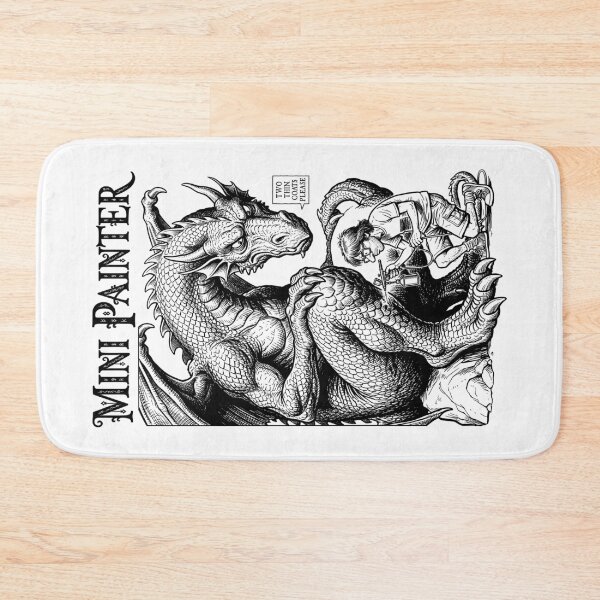 Item preview, Fantasy Miniature Painter Dragon Funny Airbrush Painting RPG designed and sold by GrandeDuc.